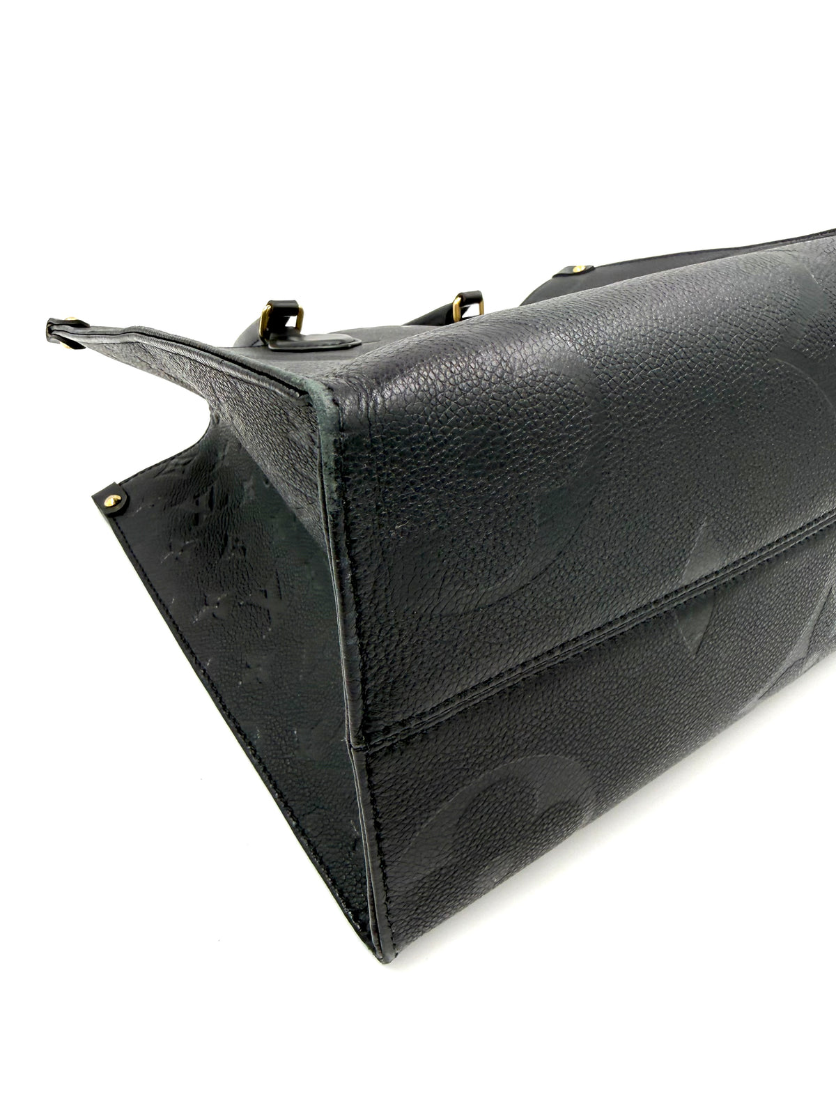 LOUIS VUITTON Onthego MM Monogram Empreinte schwarz