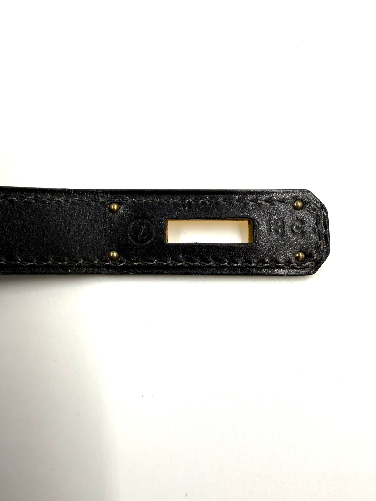 HERMÈS Kelly 28 Boxleder schwarz GHW