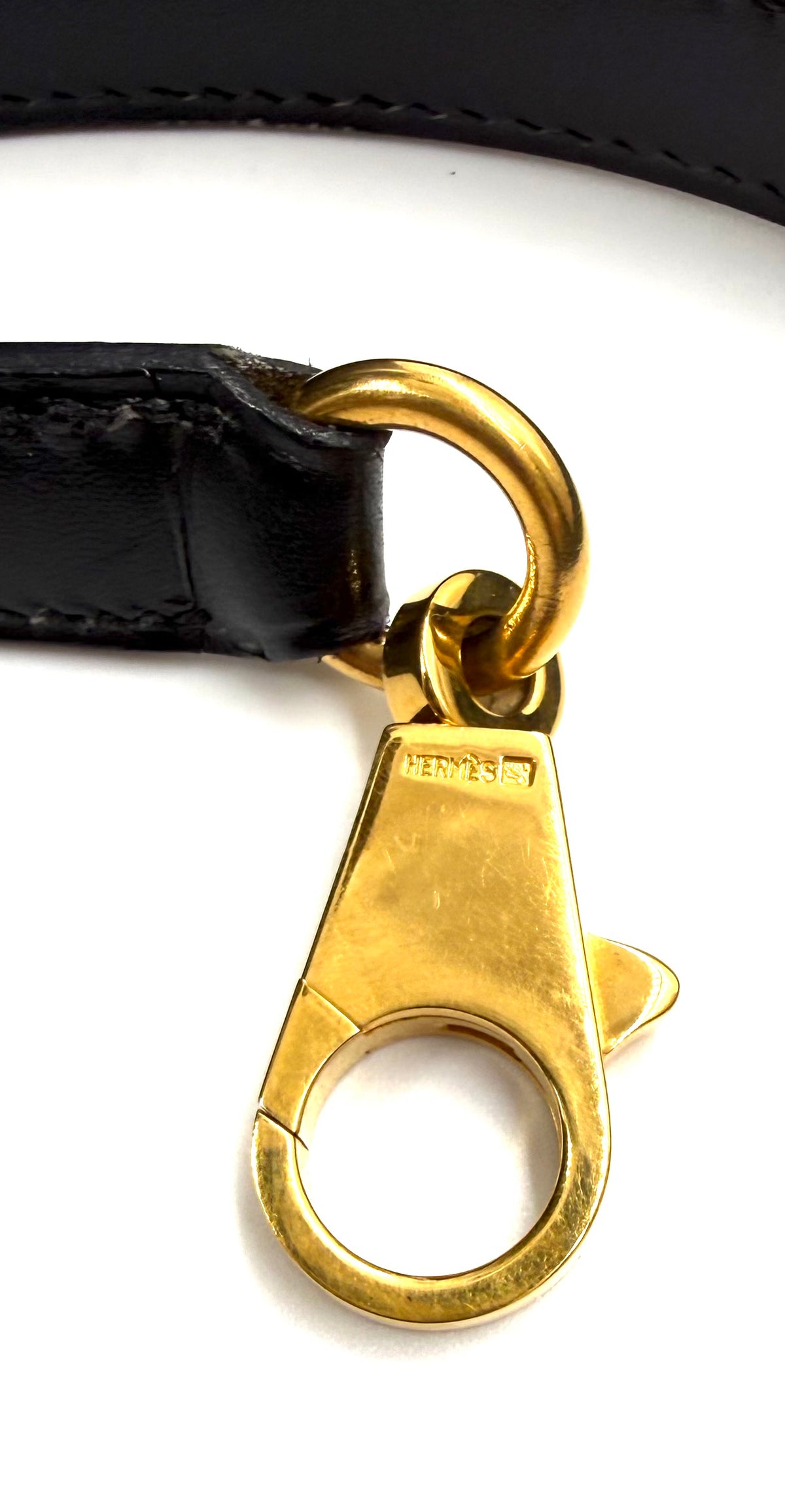 HERMÈS Kelly 28 Boxleder schwarz GHW