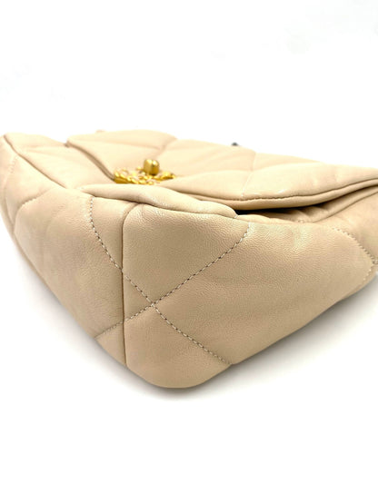 CHANEL 19 Flap Bag small Ziegenleder creme - Clutch & Macarons - 29760595 - Clutch & Macarons - 