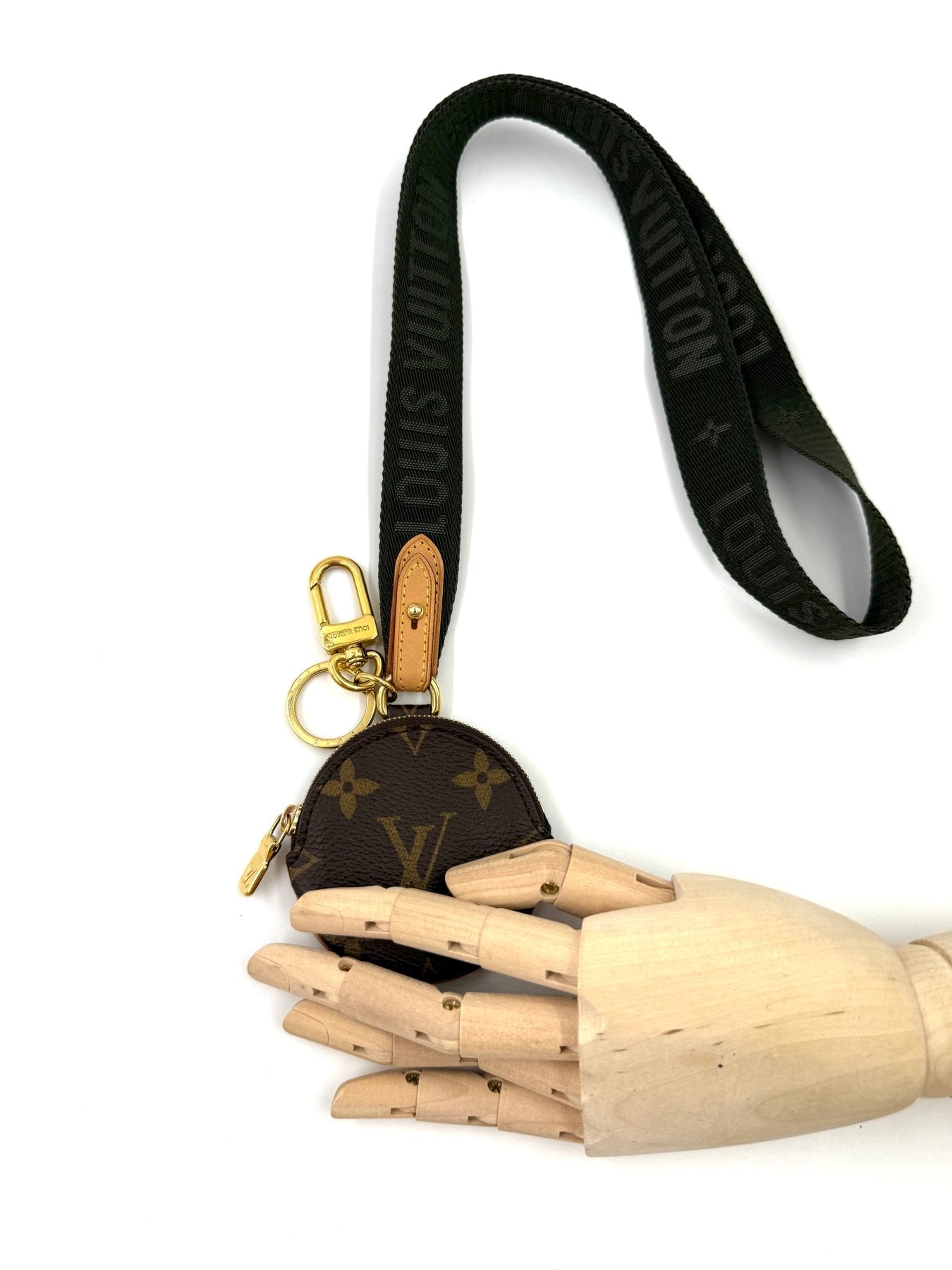 LOUIS VUITTON Lanyard Monogram Canvas Khaki - Clutch & Macarons - IK0211 - Clutch & Macarons - 