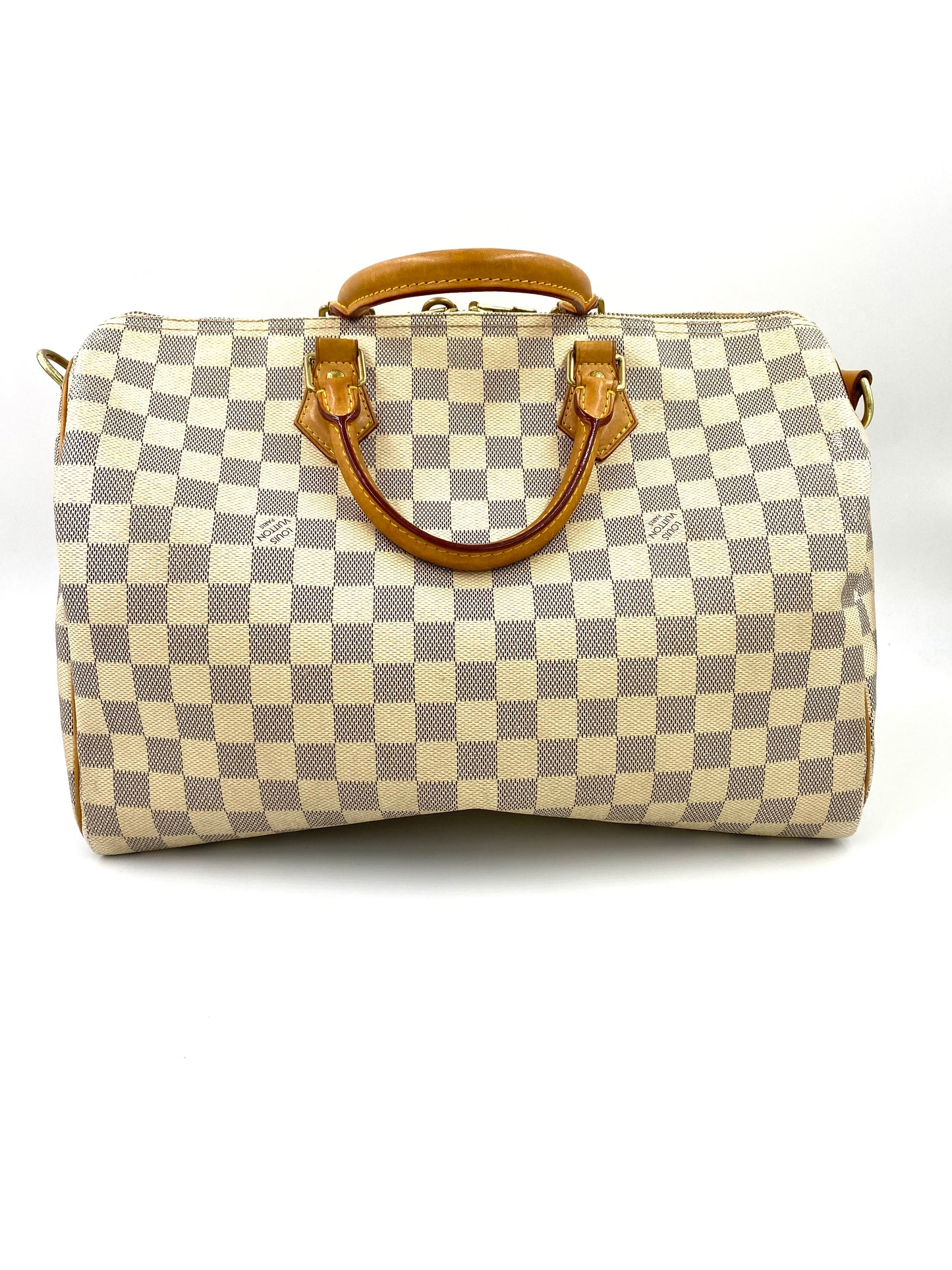 LOUIS VUITTON Speedy 35 Bandouliere Damier azur