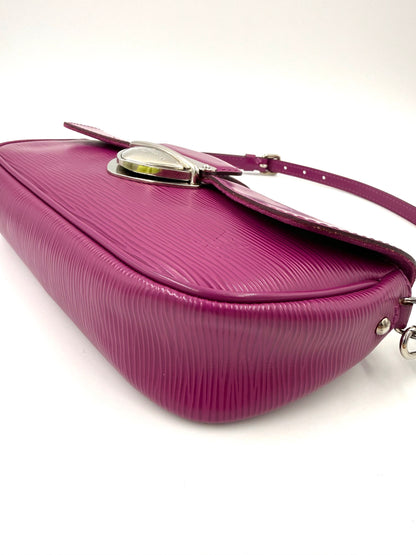 LOUIS VUITTON Pochette Montaigne Epi fuchsia