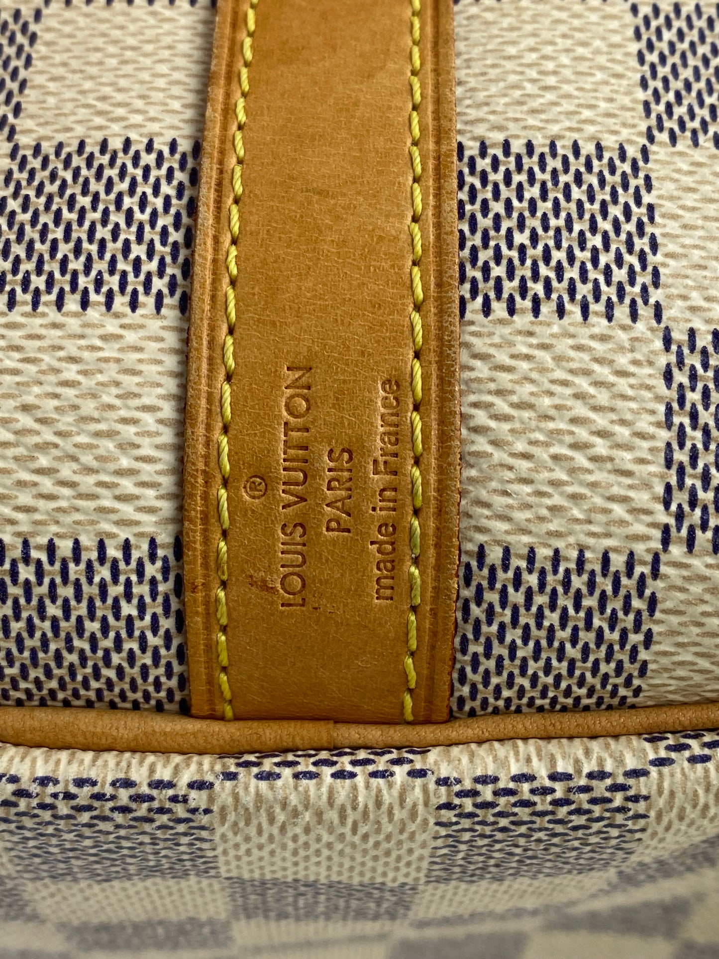 LOUIS VUITTON Speedy 35 Bandouliere Damier azur