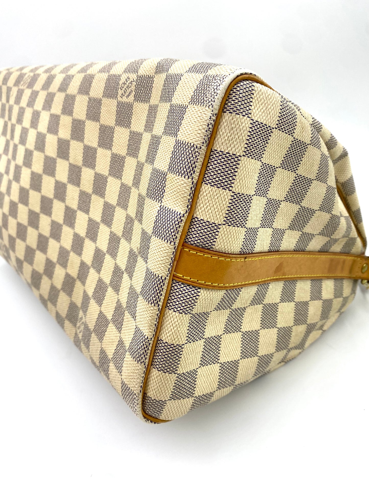 LOUIS VUITTON Speedy 35 Bandouliere Damier azur