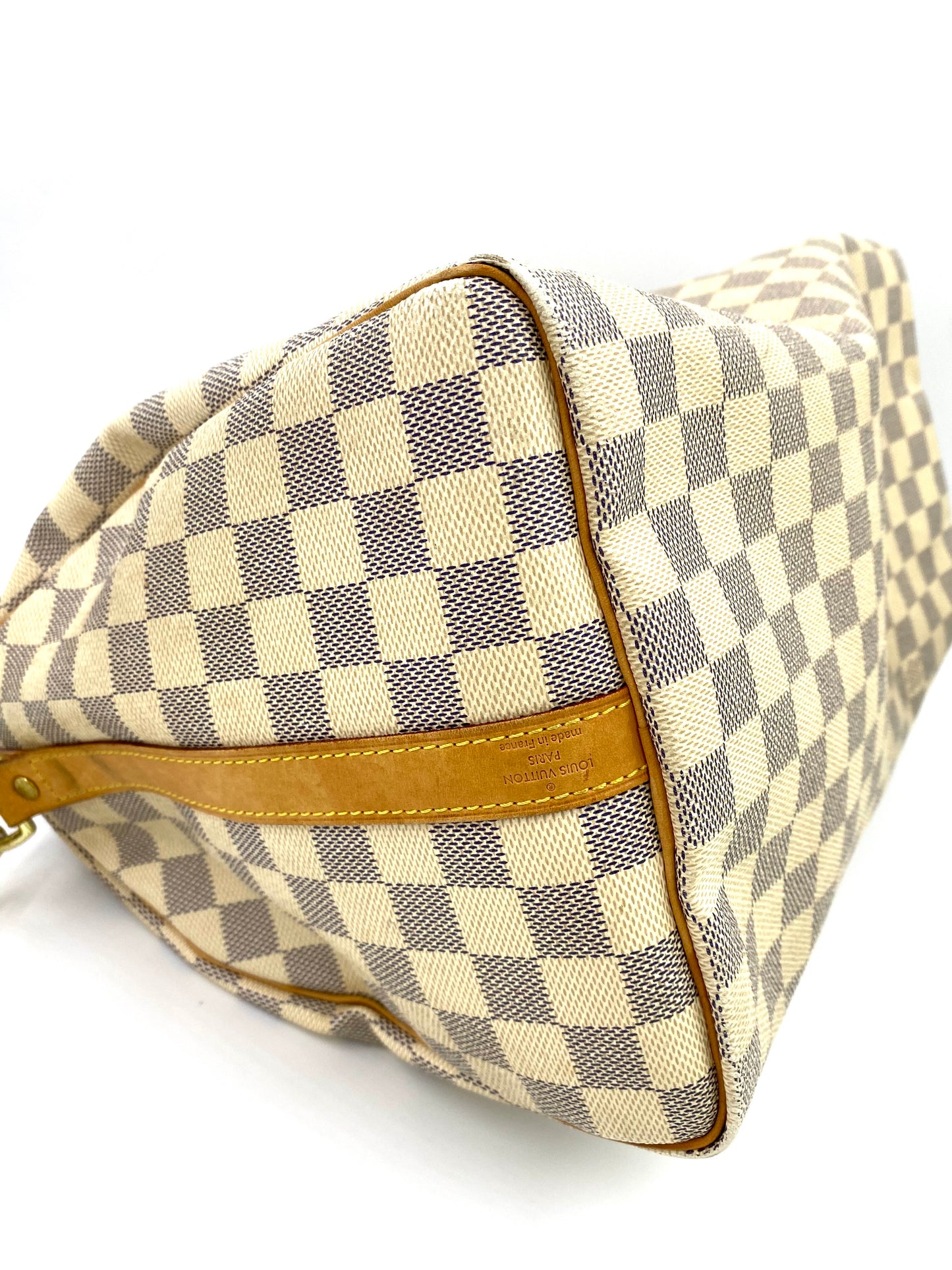 LOUIS VUITTON Speedy 35 Bandouliere Damier azur