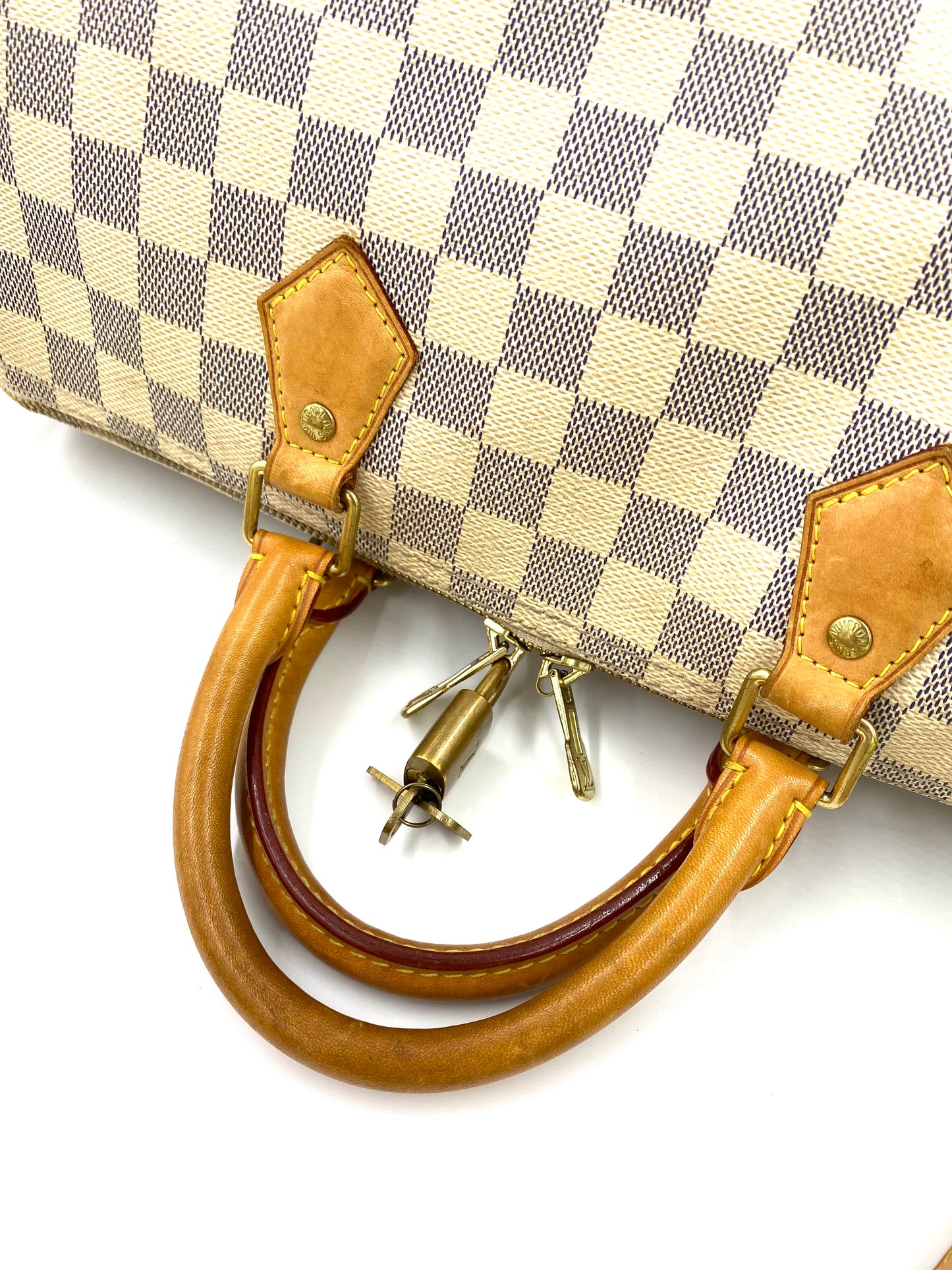 LOUIS VUITTON Speedy 35 Bandouliere Damier azur