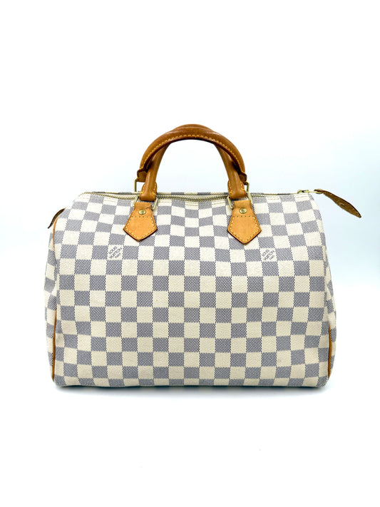 LOUIS VUITTON Speedy 30 Damier Azur