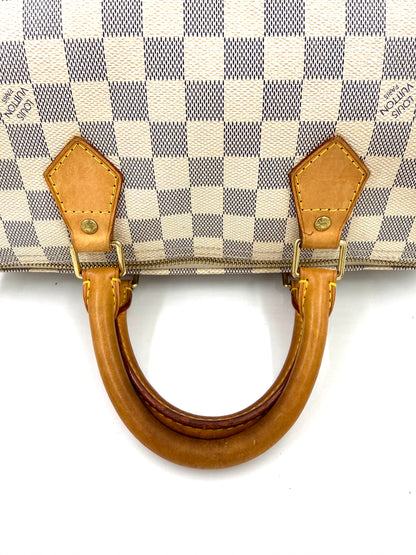 LOUIS VUITTON Speedy 30 Damier Azur