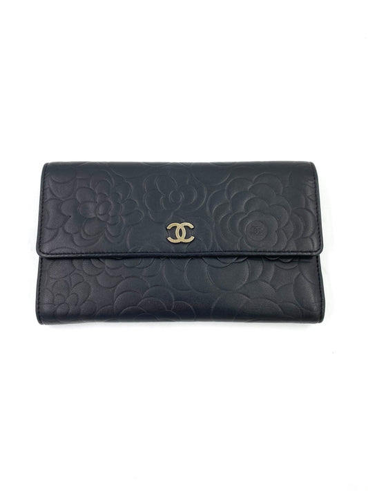 CHANEL Wallet Camelia schwarz - Clutch & Macarons - 14598295 - Clutch & Macarons - 