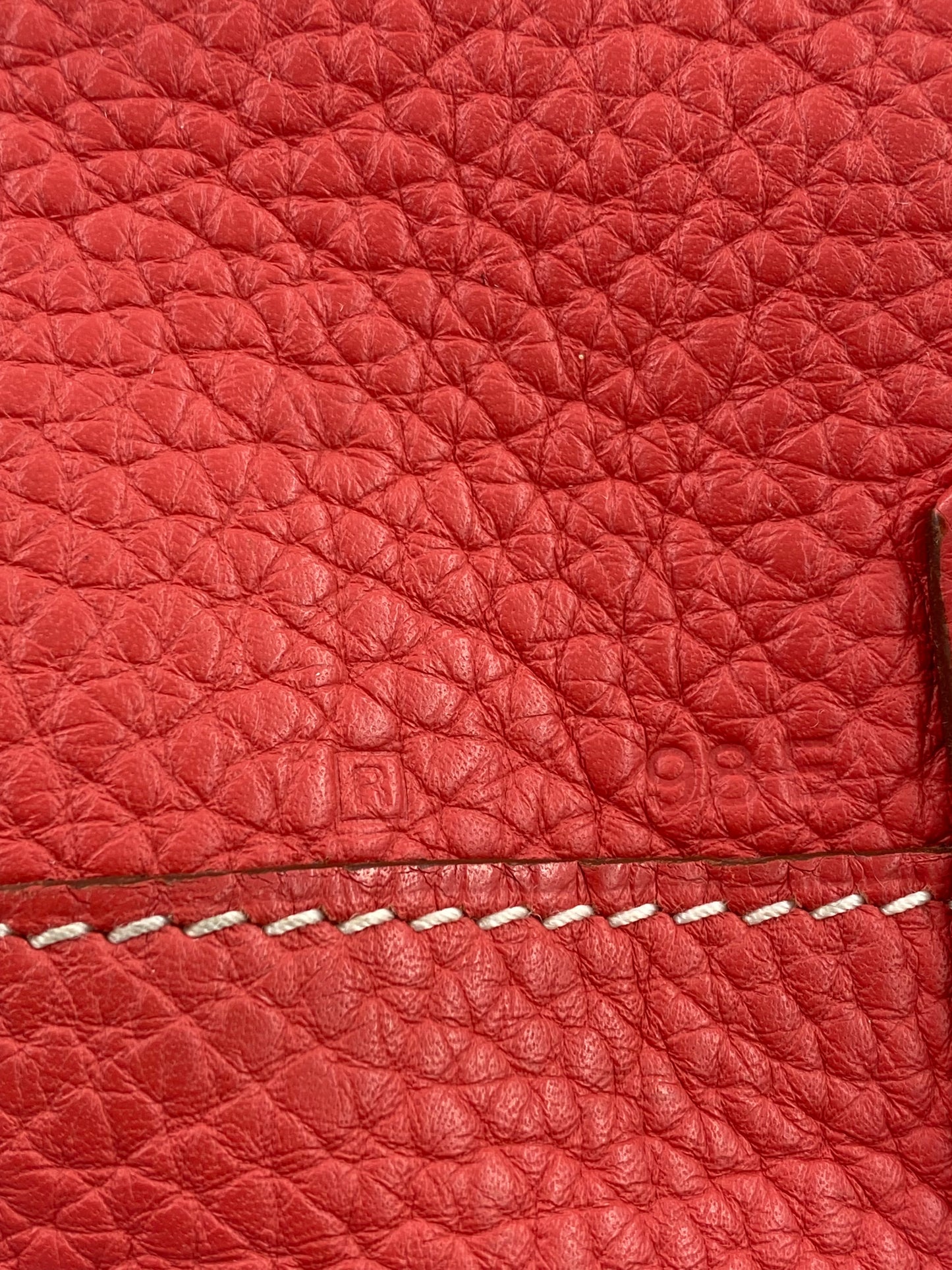 HERMÈS Shopper Double Sens 45 Sikkim Rose Sakura Clemence Rouge Pivoine