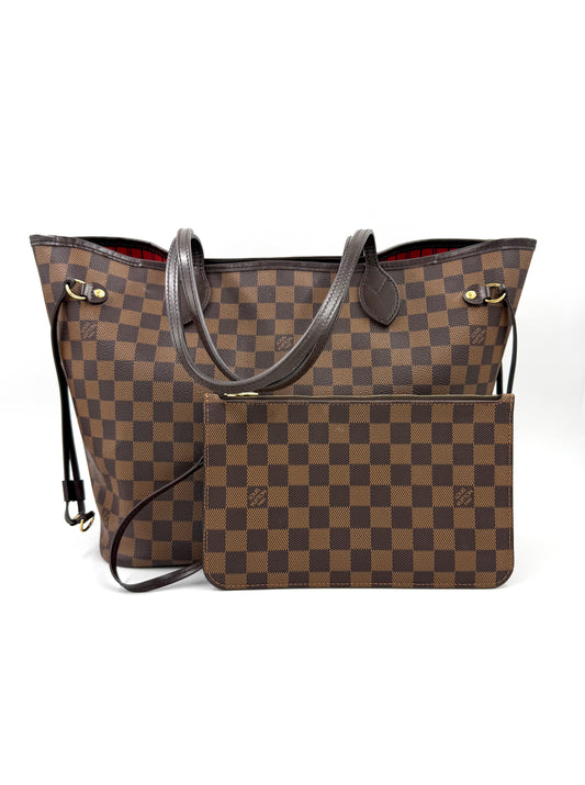 LOUIS VUITTON Neverfull MM Damier Ebene mit Pochette