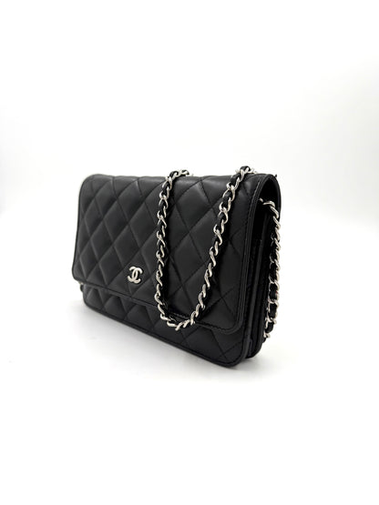 CHANEL Wallet on Chain WoC schwarz SHW