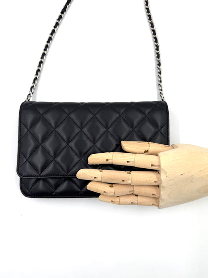 CHANEL Wallet on Chain WoC schwarz SHW