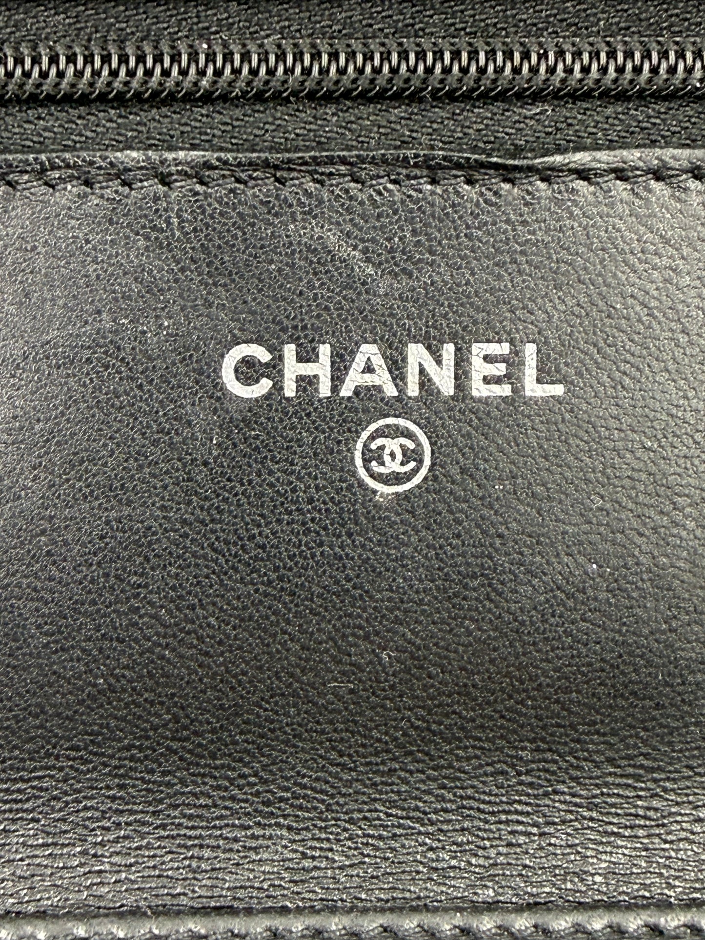 CHANEL Wallet on Chain WoC schwarz SHW