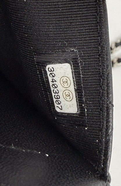CHANEL Wallet on Chain WoC schwarz SHW