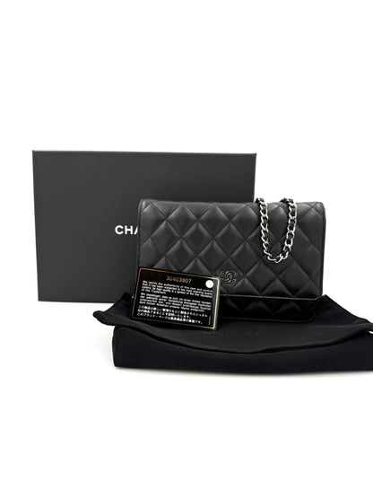 CHANEL Wallet on Chain WoC schwarz SHW