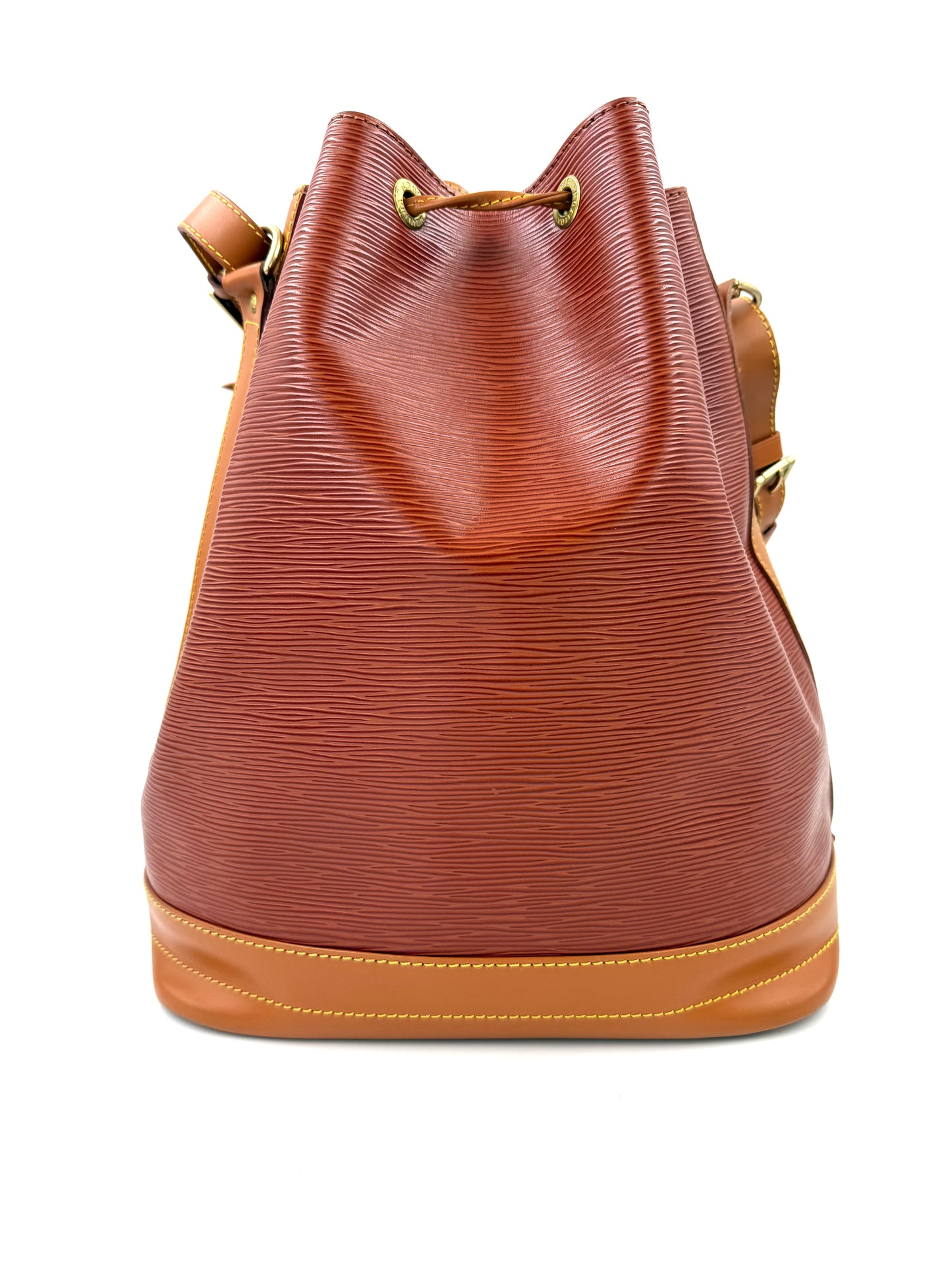 LOUIS VUITTON Noe grande Epi cognac Bicolor