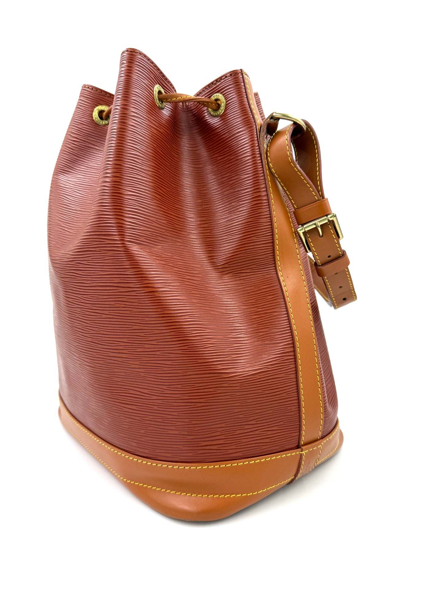 LOUIS VUITTON Noe grande Epi cognac Bicolor