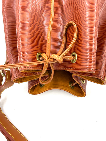 LOUIS VUITTON Noe grande Epi cognac Bicolor
