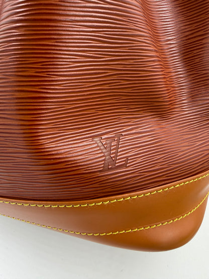 LOUIS VUITTON Noe grande Epi cognac Bicolor