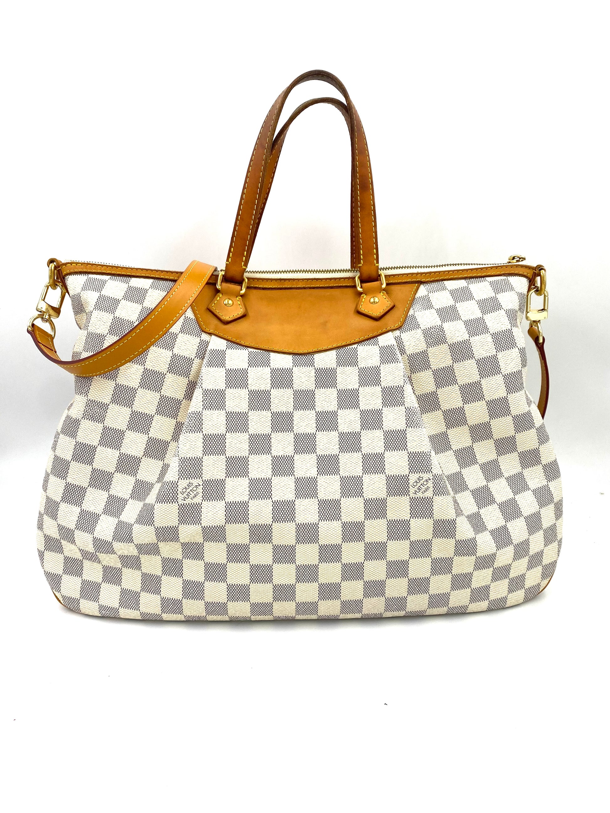 LOUIS VUITTON Siracusa GM Damier azur