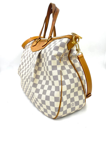 LOUIS VUITTON Siracusa GM Damier azur