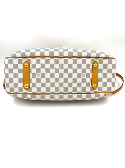 LOUIS VUITTON Siracusa GM Damier azur