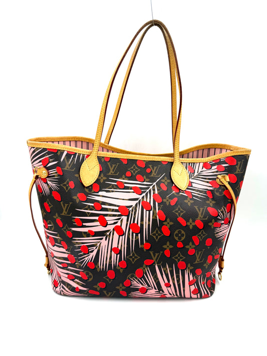 LOUIS VUITTON Neverfull MM Monogram Palm Spring
