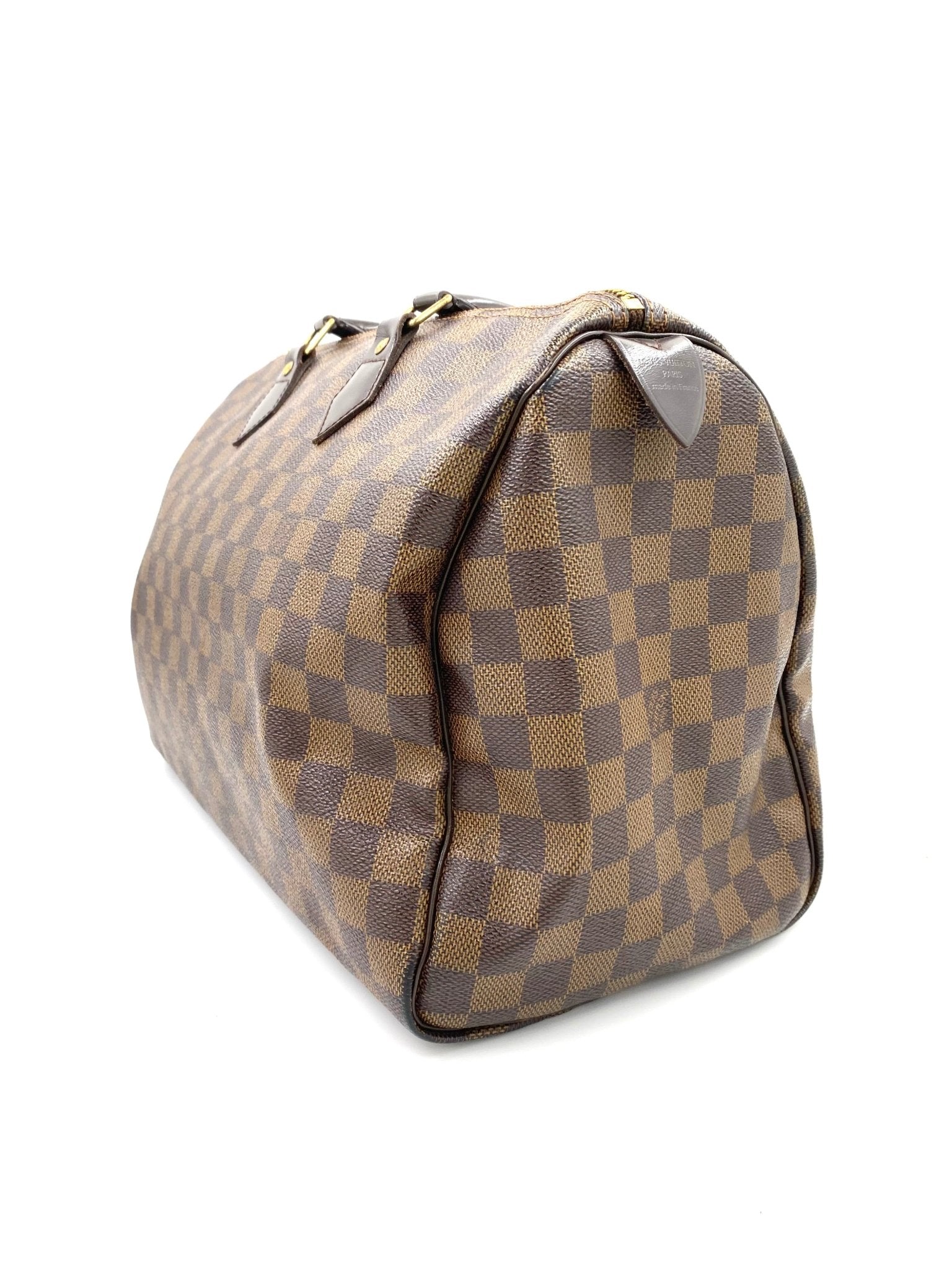 LOUIS VUITTON Speedy 35 Damier Ebene - Clutch & Macarons - SP2049 - Clutch & Macarons - 