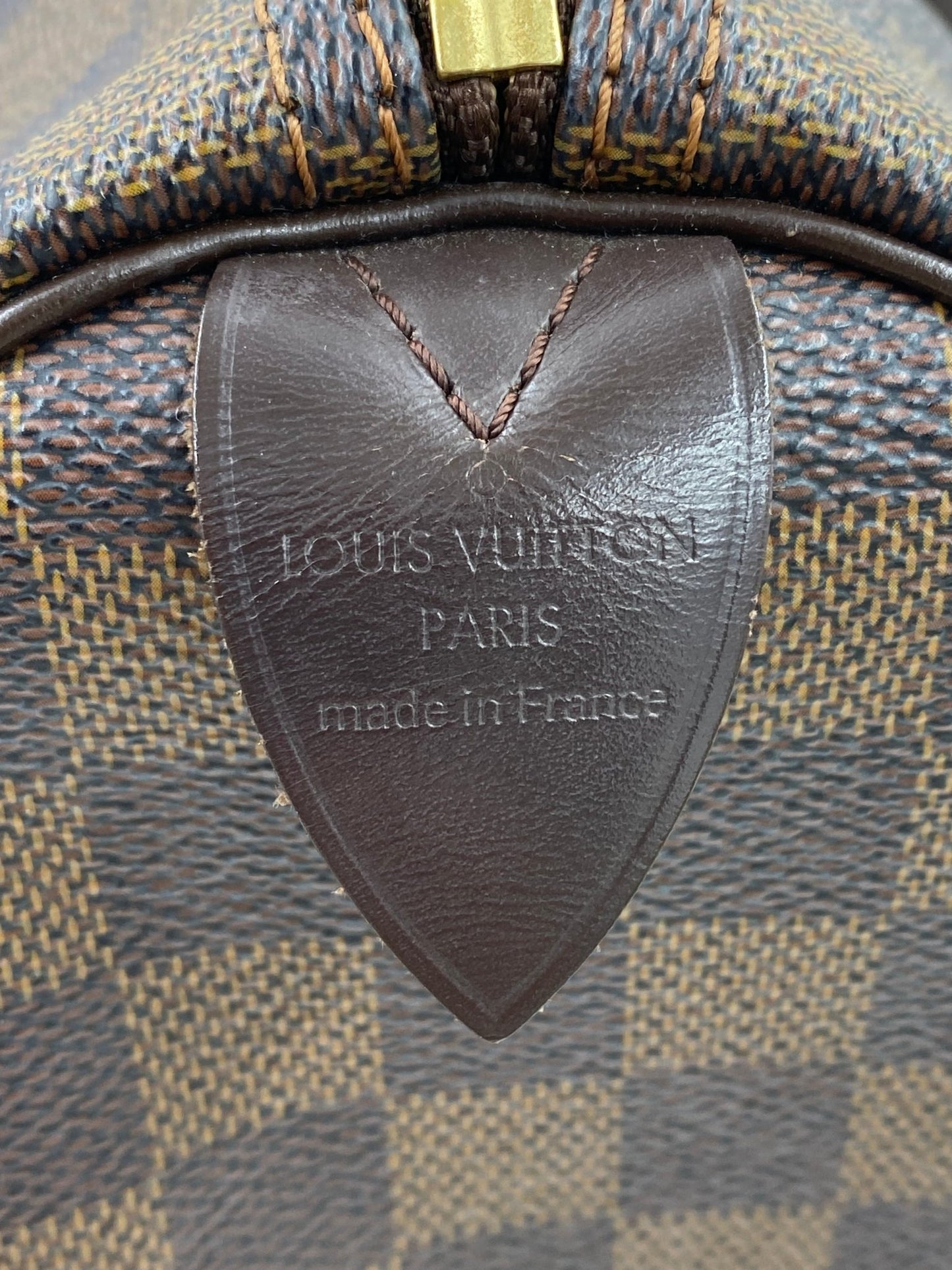 LOUIS VUITTON Speedy 35 Damier Ebene - Clutch & Macarons - SP2049 - Clutch & Macarons - 