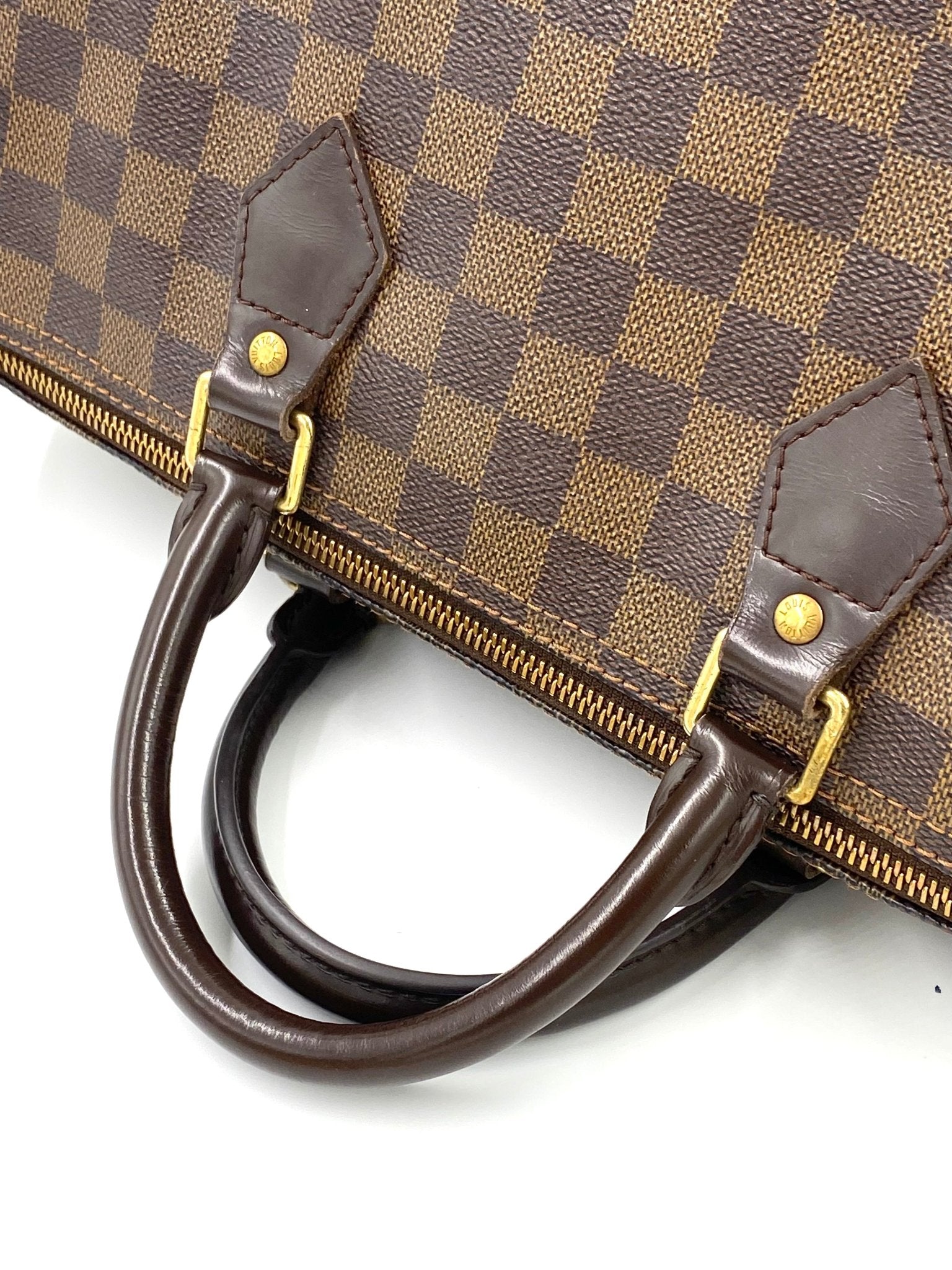 LOUIS VUITTON Speedy 35 Damier Ebene - Clutch & Macarons - SP2049 - Clutch & Macarons - 