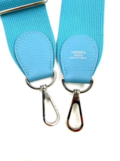 HERMÈS Evelyne 29 Bleu du Nord Clemenceleder