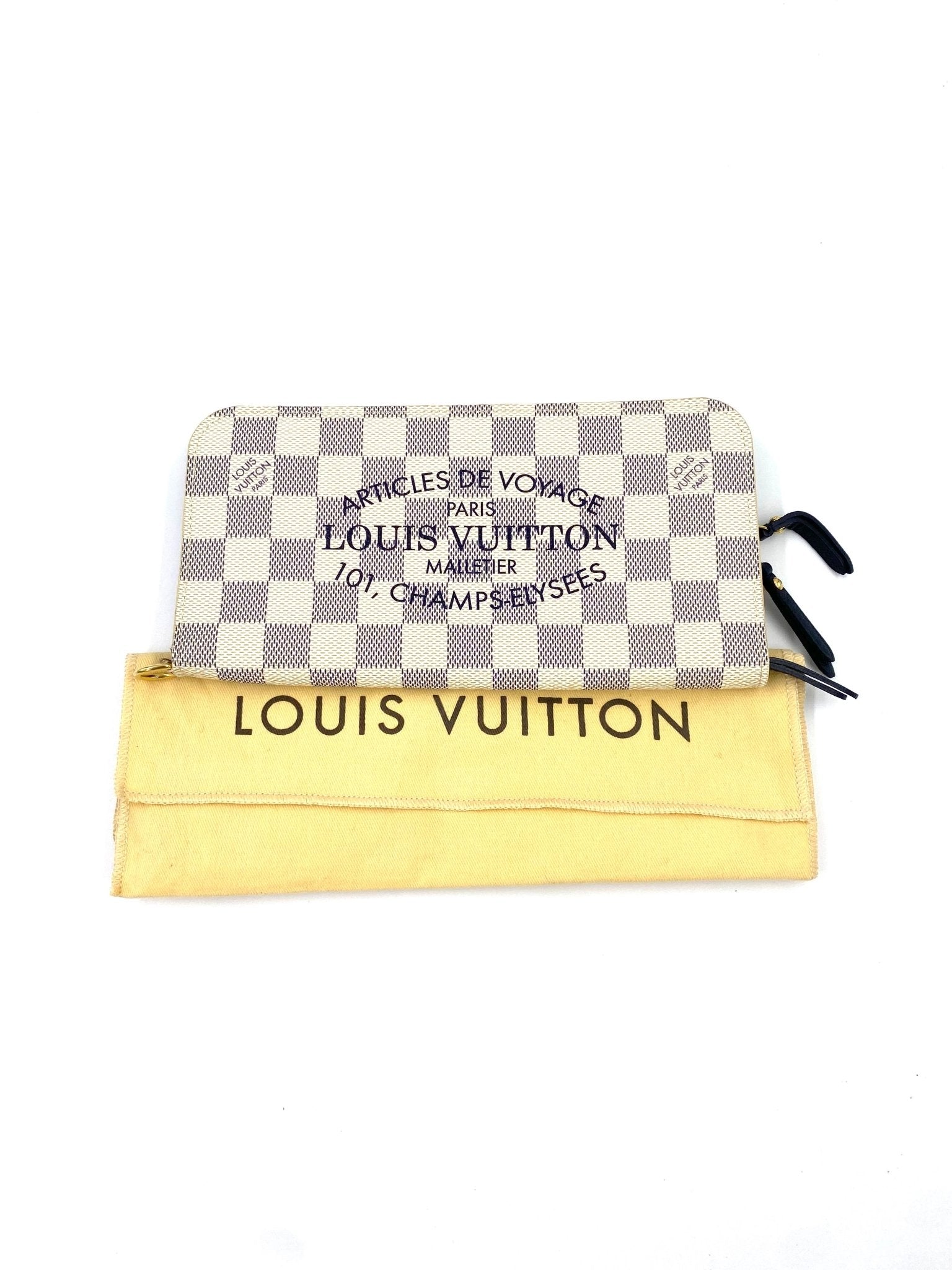 LOUIS VUITTON Portemonnaie Genuine Damier Azur - Clutch & Macarons - CA1122 - Clutch & Macarons - 