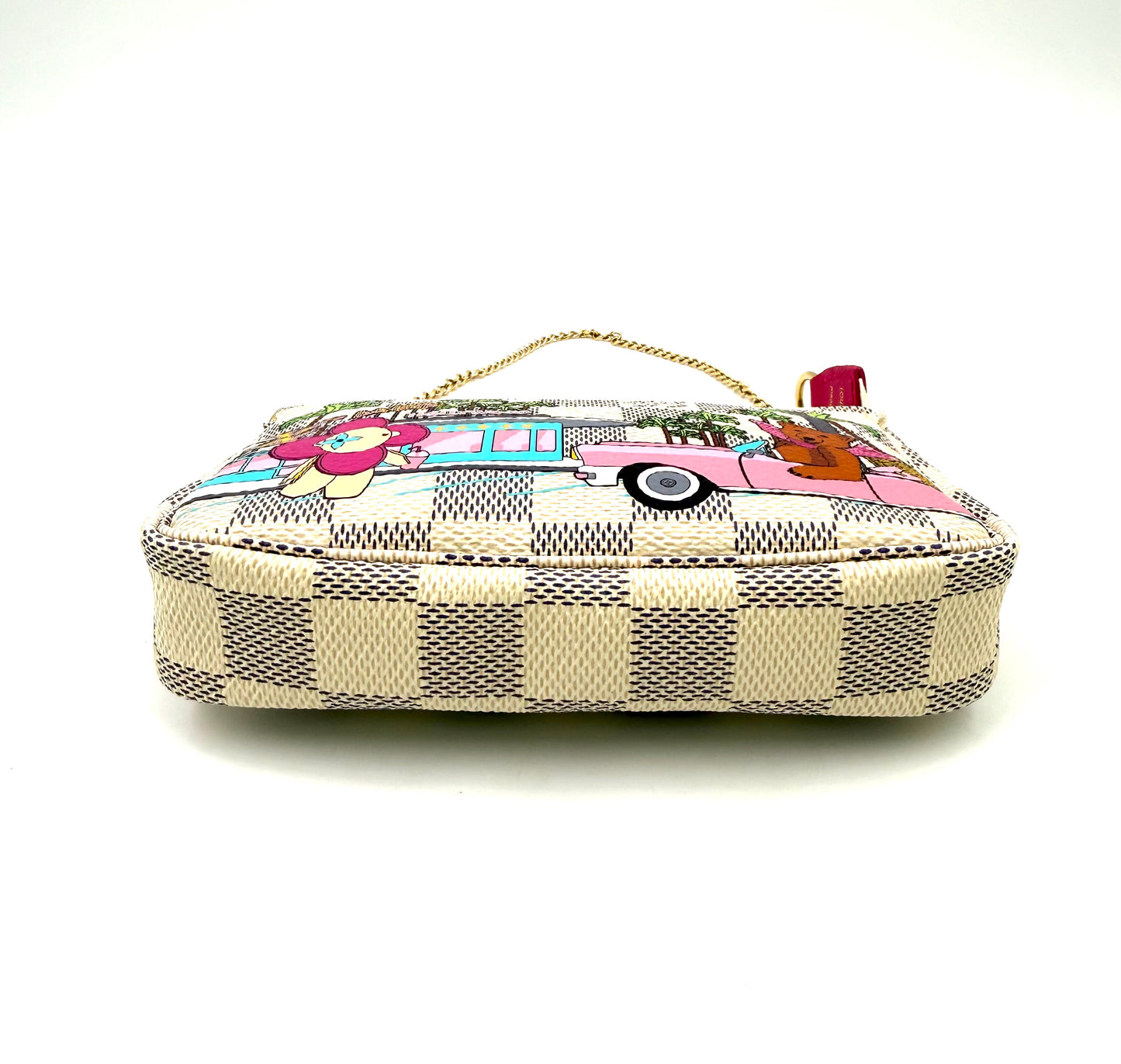 LOUIS VUITTON Mini Pochette Vivienne Damier Azur