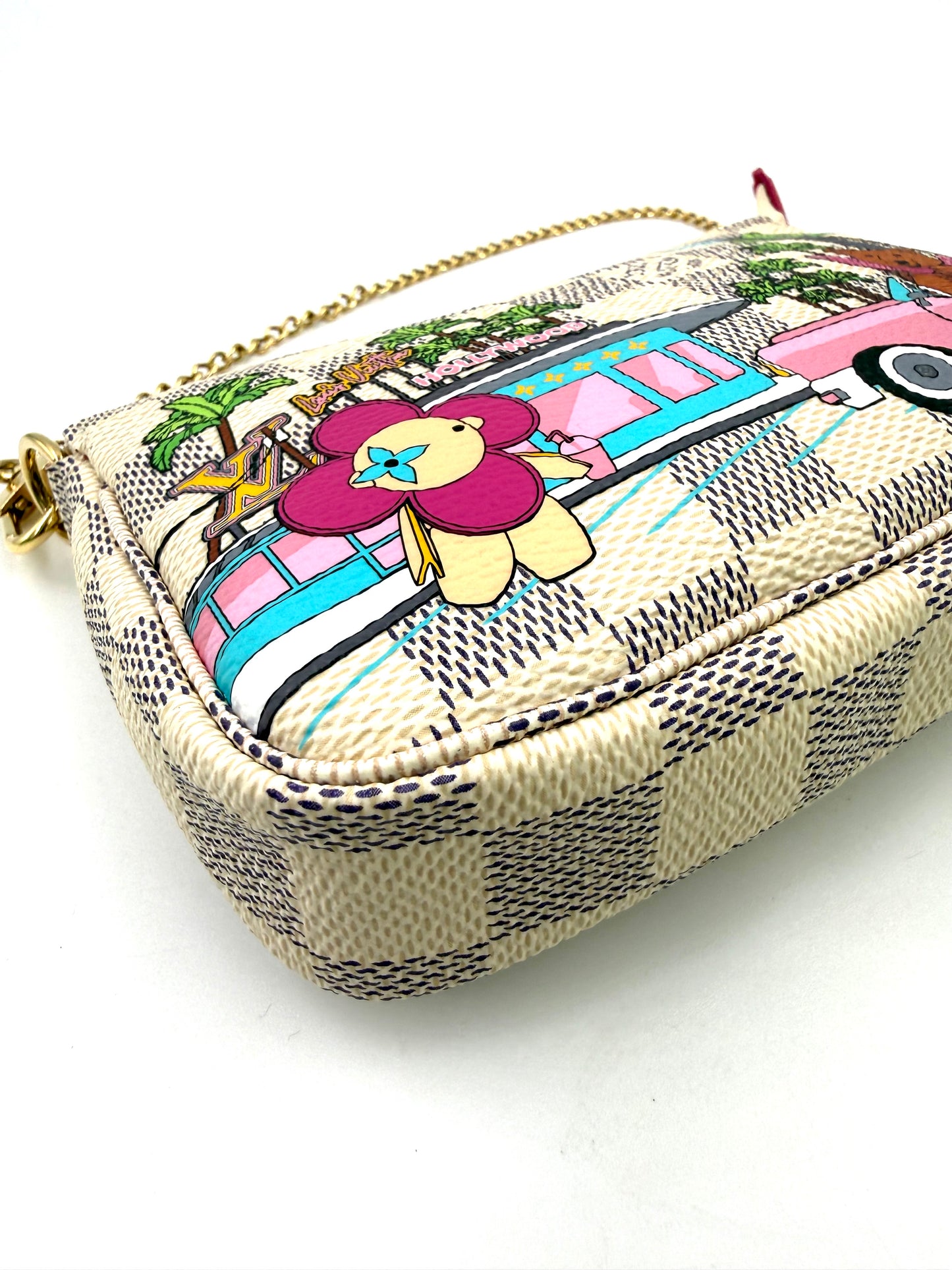 LOUIS VUITTON Mini Pochette Vivienne Damier Azur