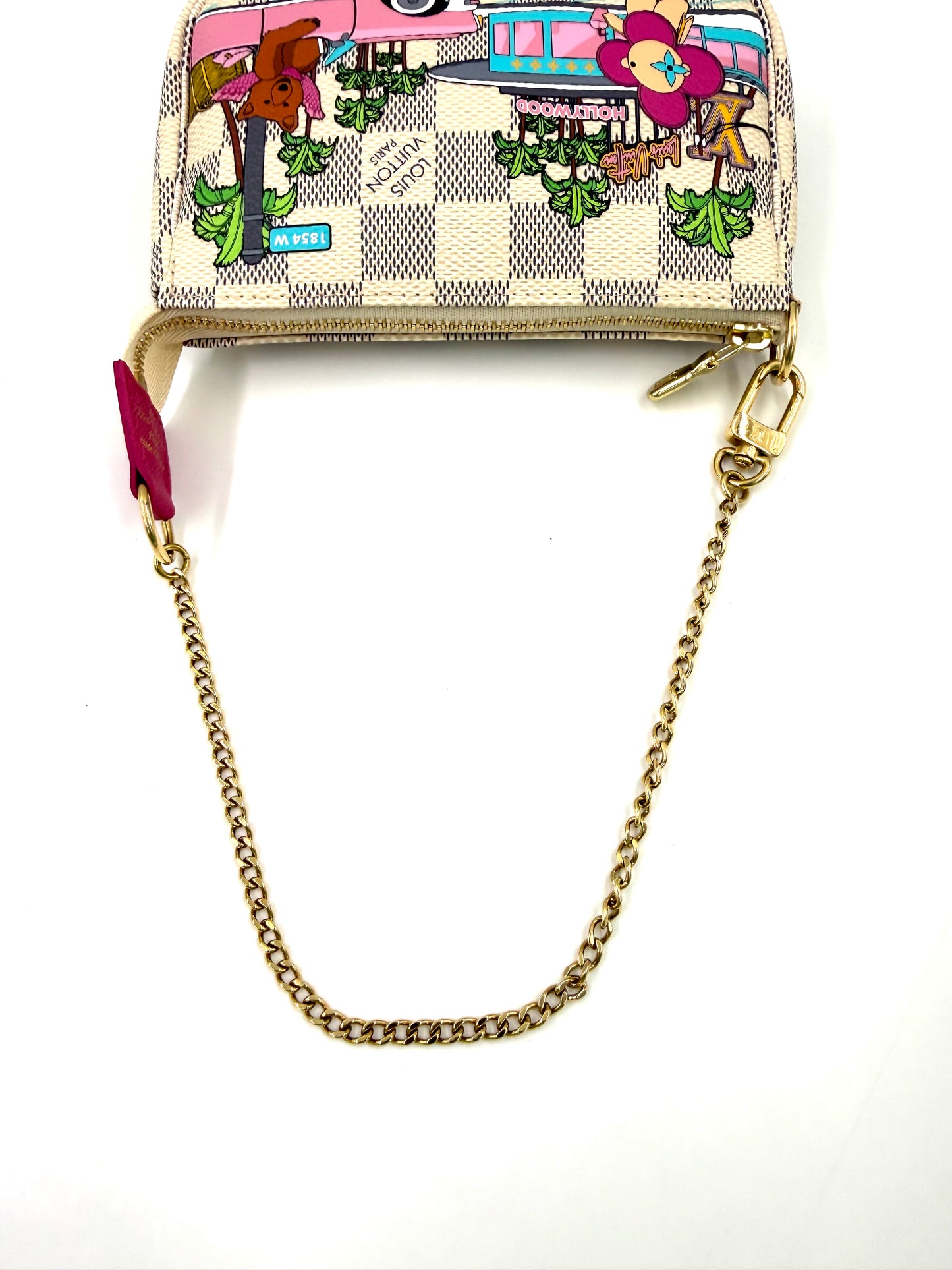 LOUIS VUITTON Mini Pochette Vivienne Damier Azur