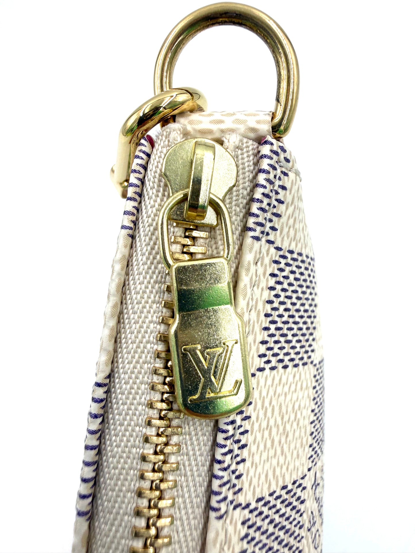 LOUIS VUITTON Mini Pochette Vivienne Damier Azur