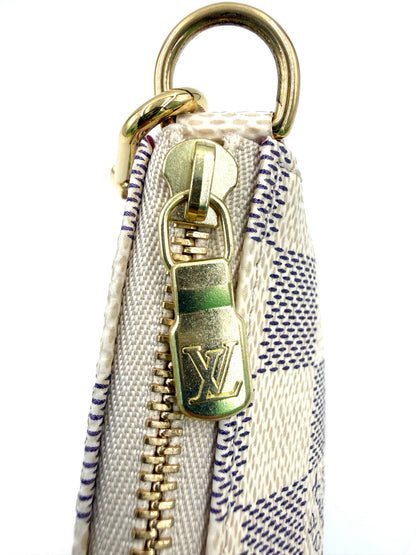 LOUIS VUITTON Mini Pochette Vivienne Damier Azur