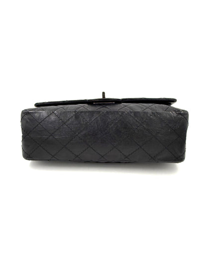 CHANEL 2.55 Double Flap small Kalbsleder schwarz SHW