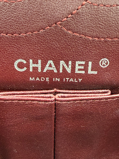 CHANEL 2.55 Double Flap small Kalbsleder schwarz SHW