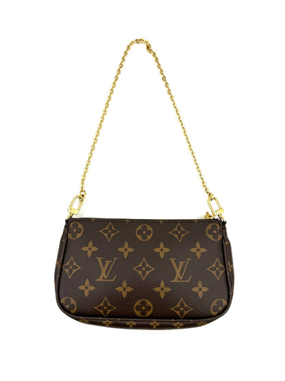 LOUIS VUITTON Multi Pochette Monogram Canvas Khaki - Clutch & Macarons - LY0241 & Chip - Clutch & Macarons - 