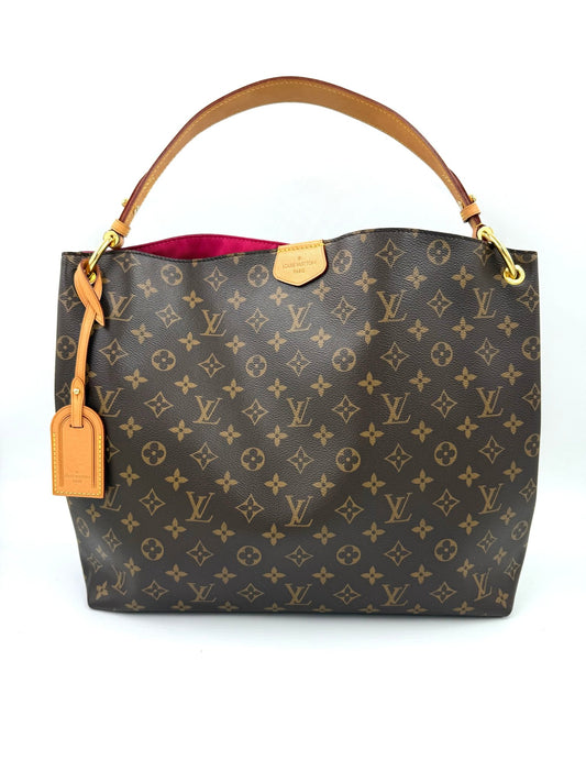 LOUIS VUITTON Graceful MM Monogram Canvas - Clutch & Macarons - RI3129 & Chip - Clutch & Macarons - 