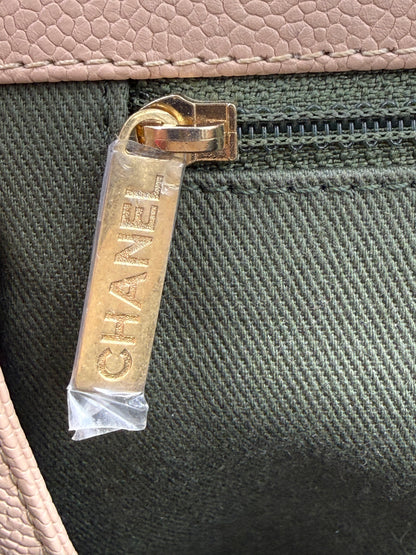 CHANEL Boy Bag large Caviar creme GHW