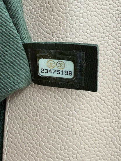 CHANEL Boy Bag large Caviar creme GHW