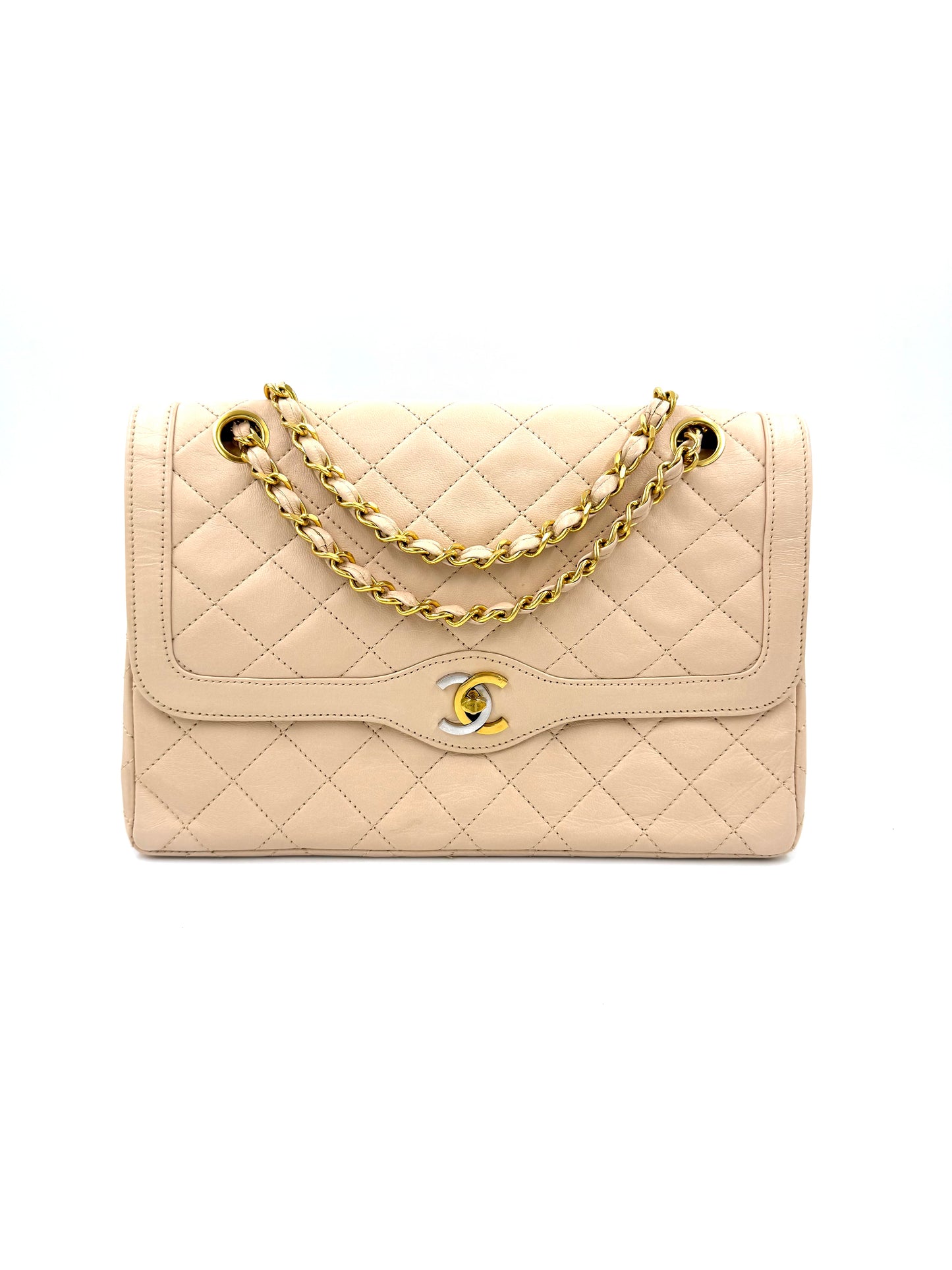 CHANEL Timeless Double Flap medium rosé Lammleder