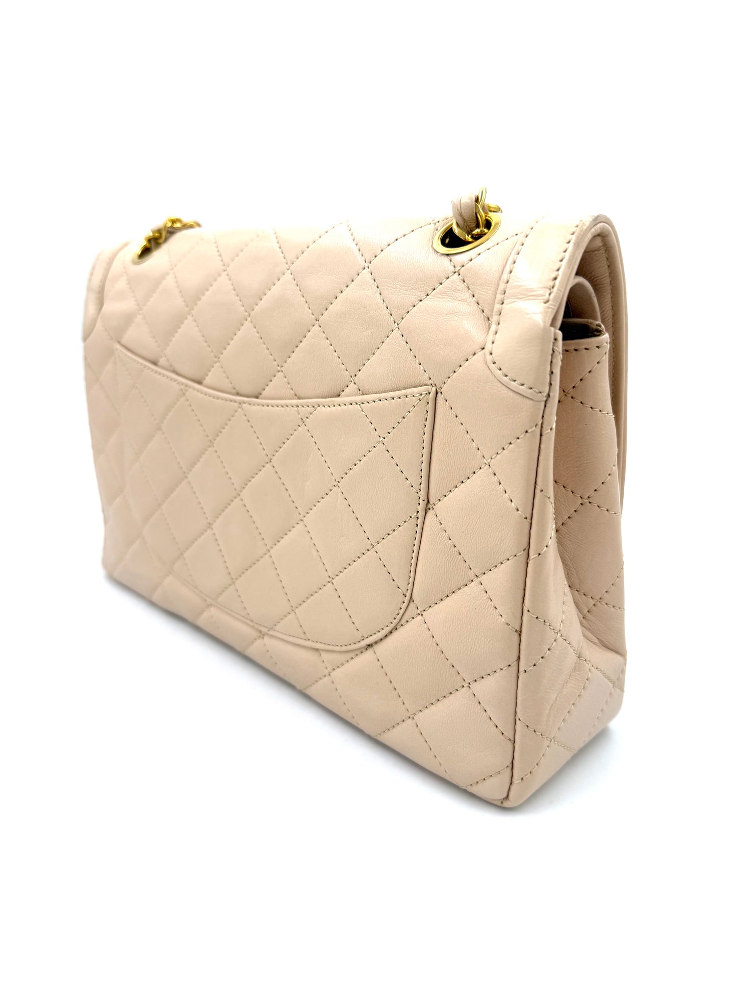 CHANEL Timeless Double Flap medium rosé Lammleder