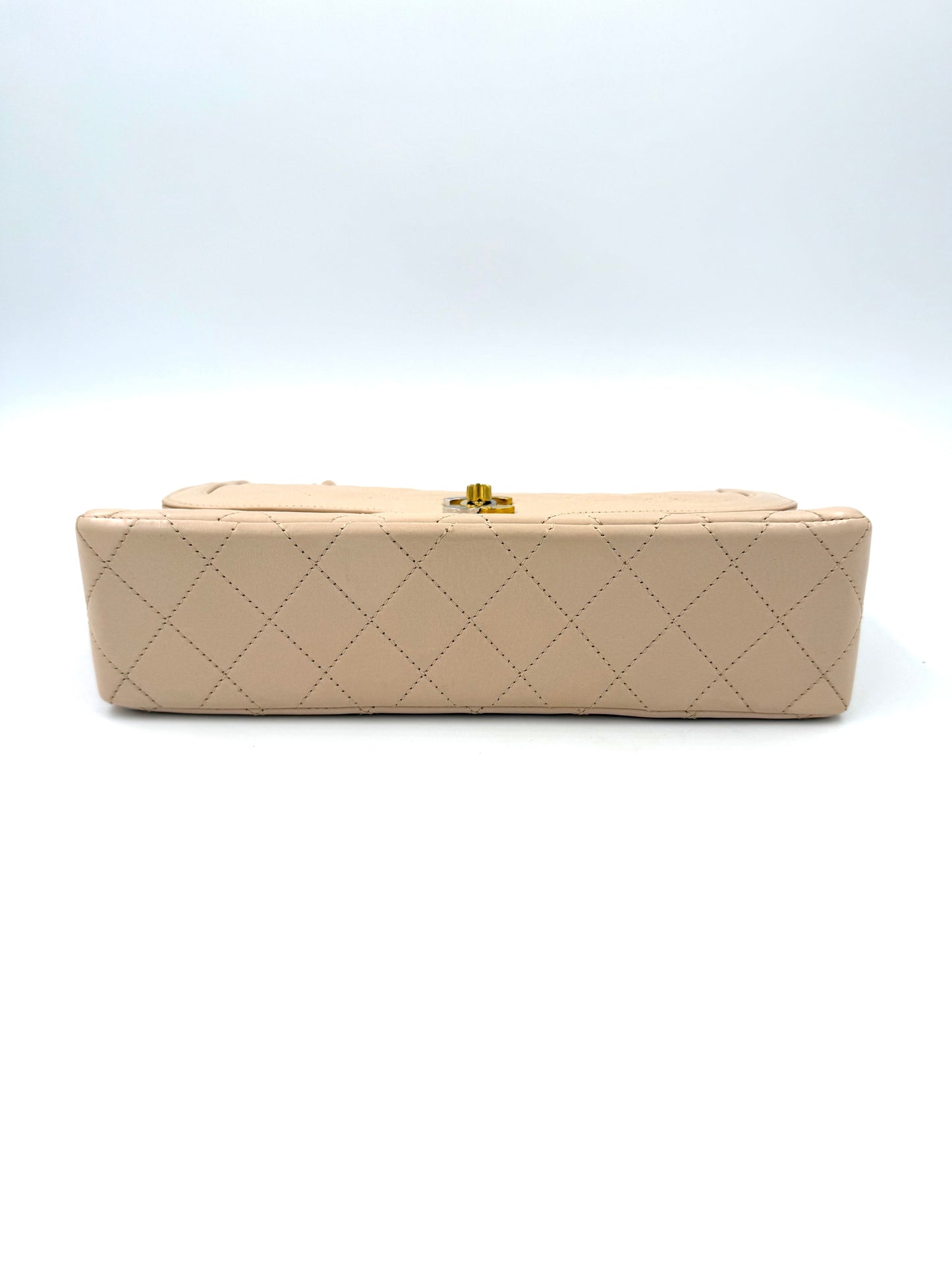 CHANEL Timeless Double Flap medium rosé Lammleder