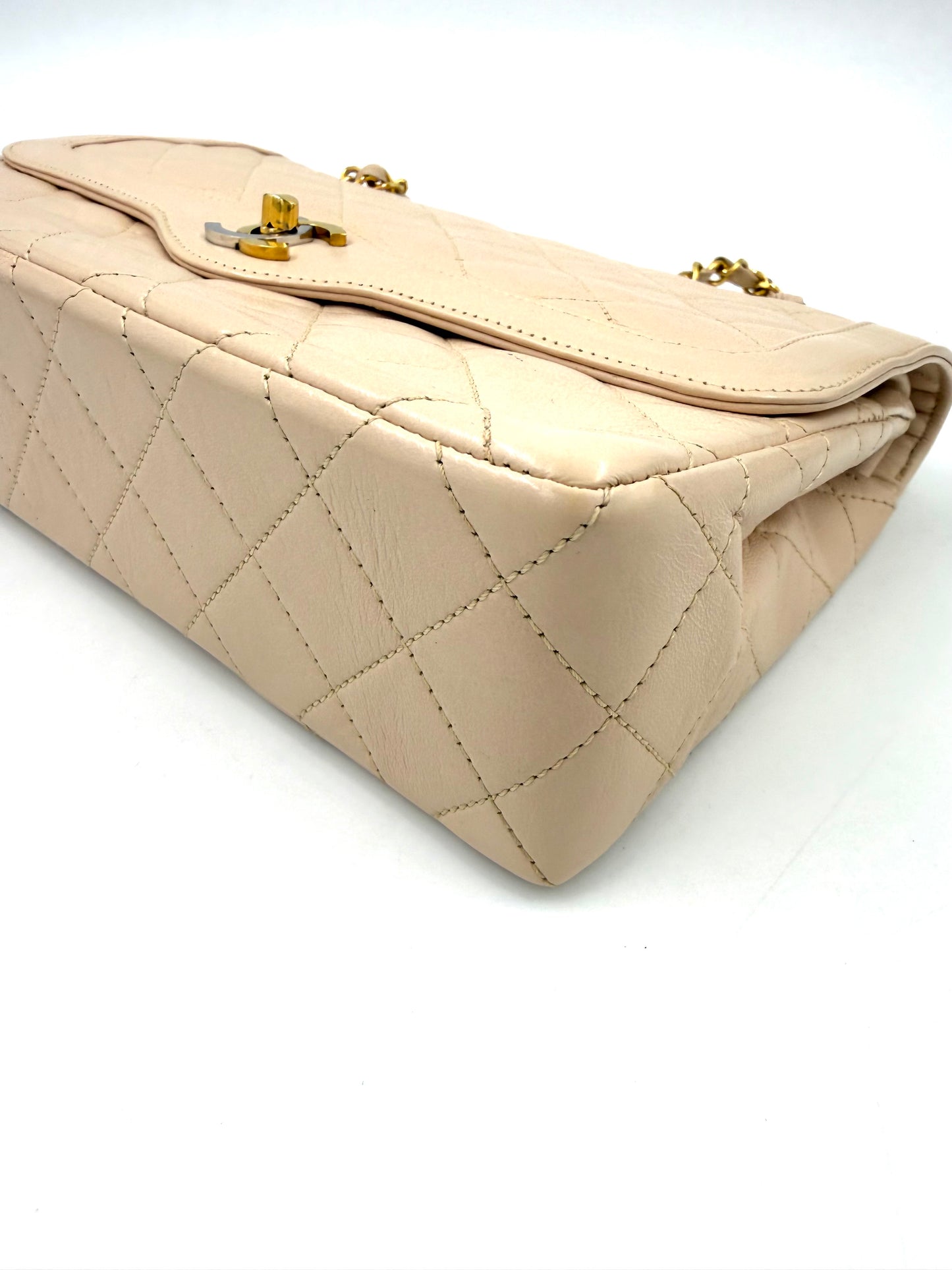 CHANEL Timeless Double Flap medium rosé Lammleder