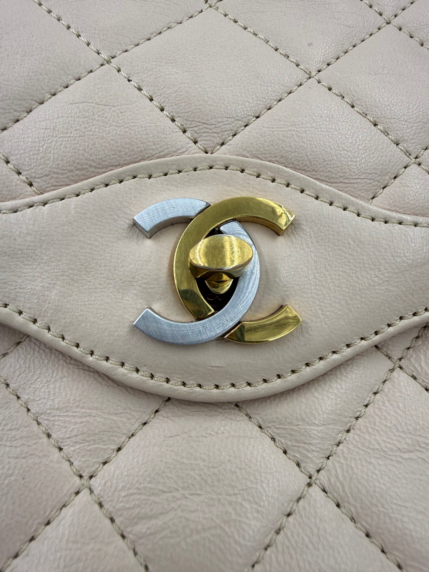 CHANEL Timeless Double Flap medium rosé Lammleder